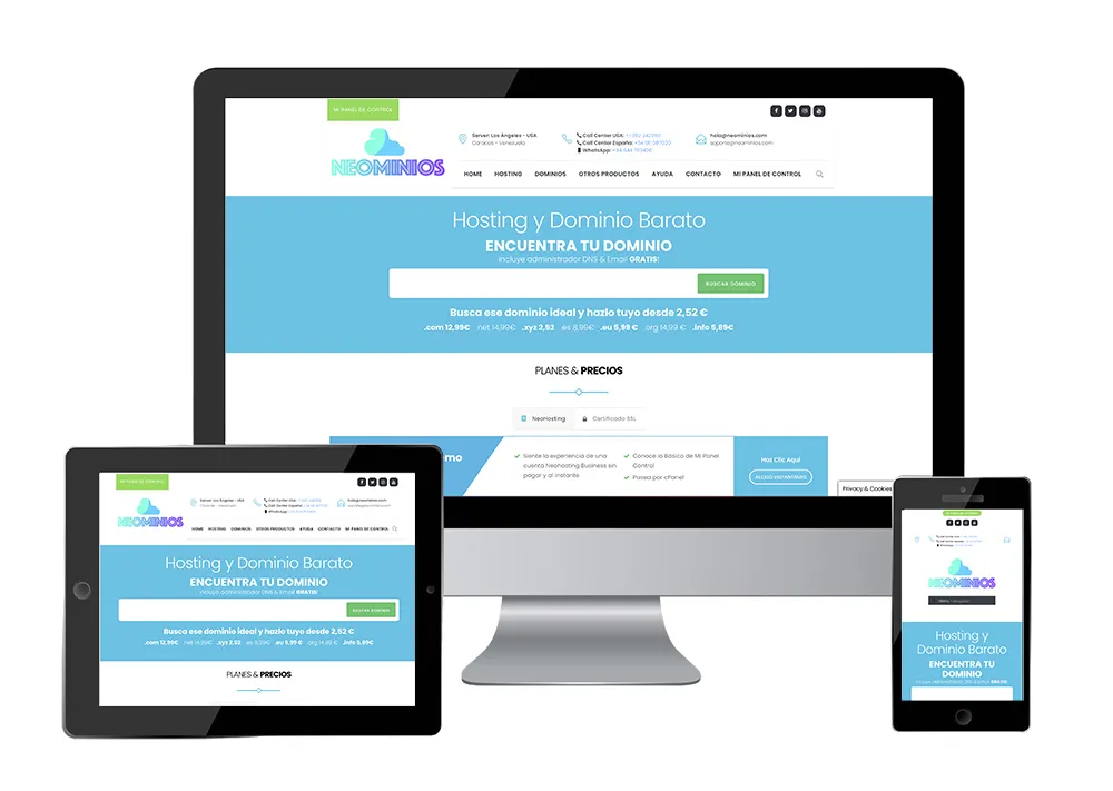 Web Neominios Responsive